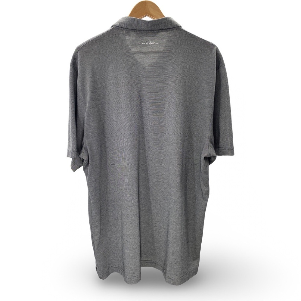 Travis Mathew Men's Gray Golf Polo Shirt Pima Cotton & Polyester Size XL - Picture 5 of 7